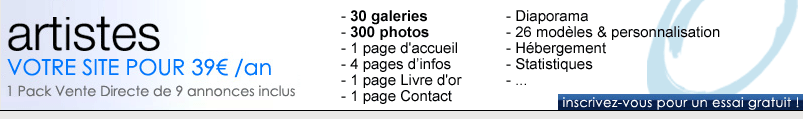 Galerie d'art virtuelle, art contemporain
