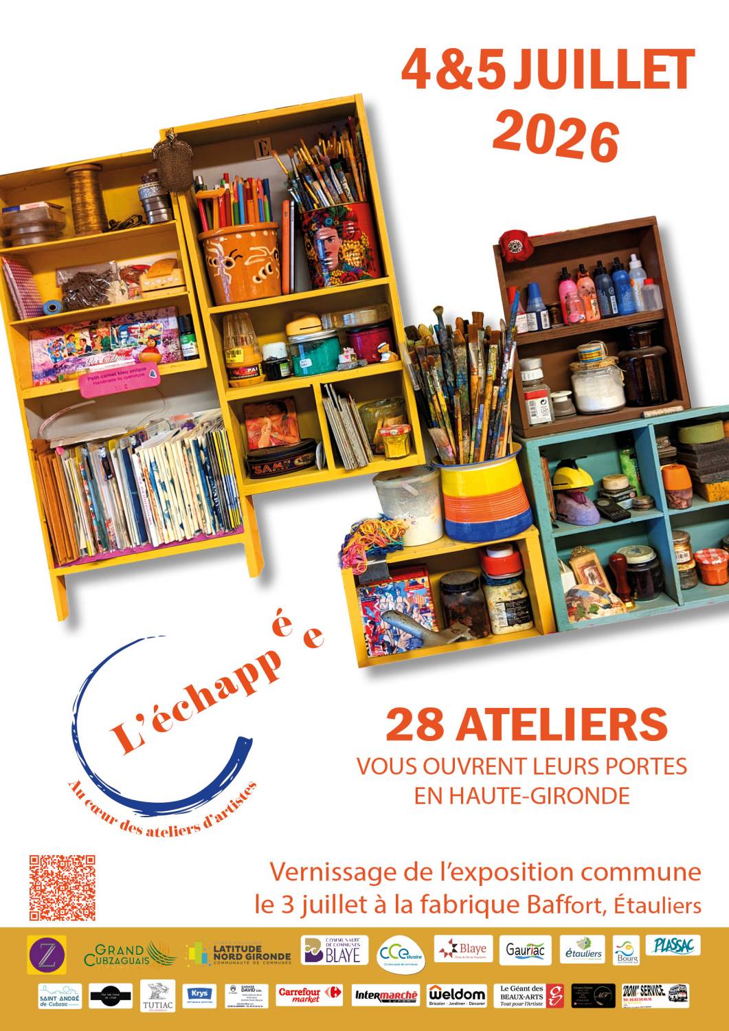L'échappée, parcours d'ateliers d'artistes